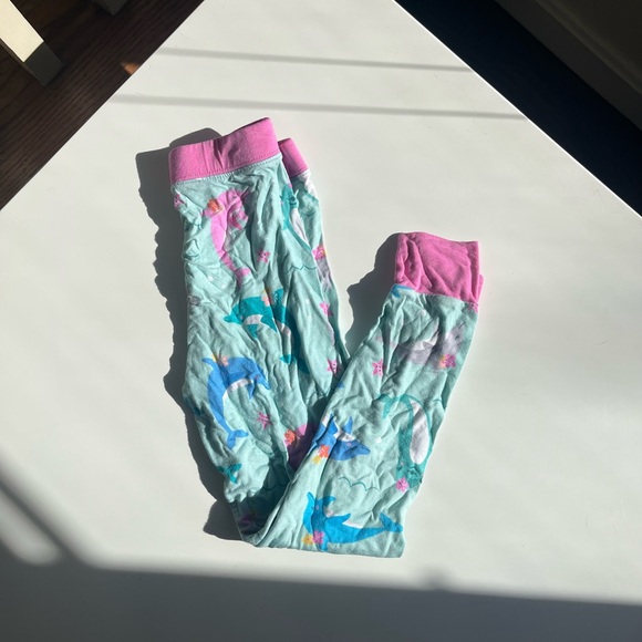 Little Sleepies Dolphin Dance Viscose 2-Piece PJs - Picture 3 of 3